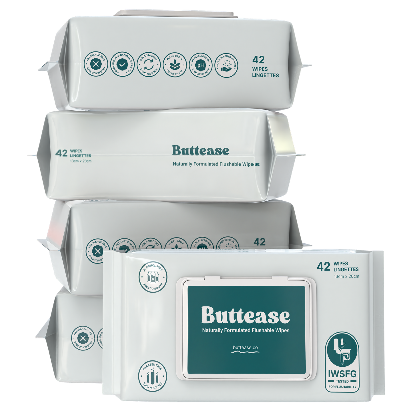 Buttease wipes (bulk)